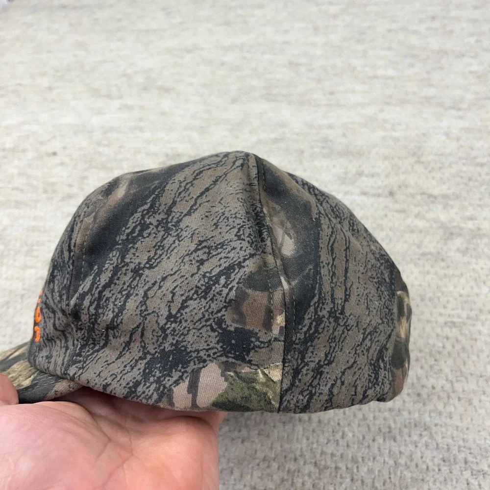Vintage Camo Trapper Hat Cap Size XL Made In‎ USA 90s Ear Flaps Hunting Adult